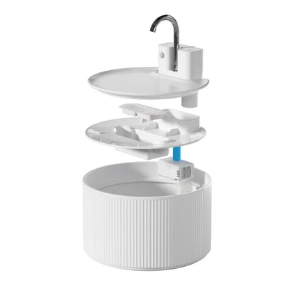 Cordless Ceramic Faucet-Style Pet Water Fountain