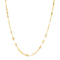14kt Yellow Gold Mirror Necklace