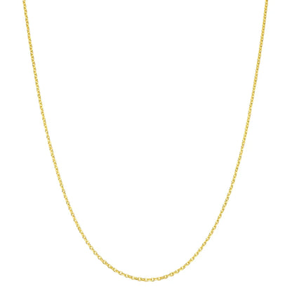 14kt Yellow Gold Cable Chain