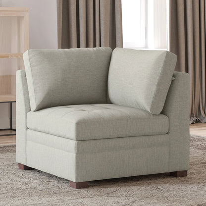 Tisdale Corner Chair, Beige