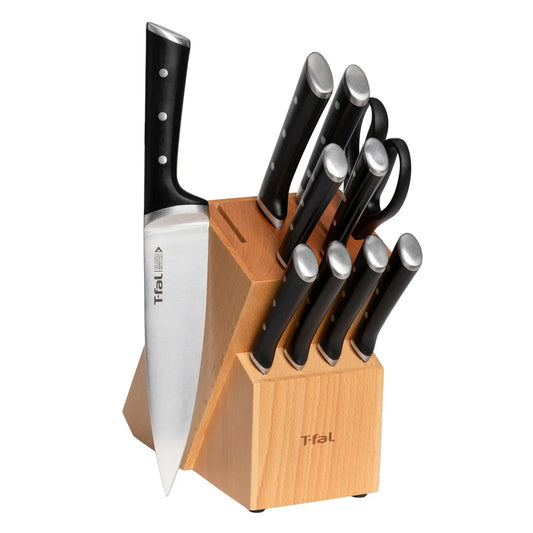 11-piece Stainless Steel Knife Block Set