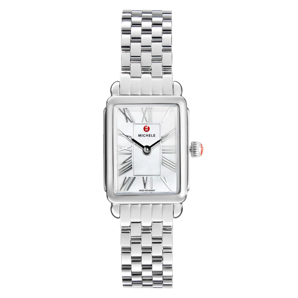 Deco Park Stainless Steel White Dial Quartz Women's Watch