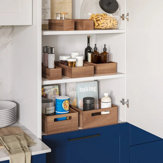 9-piece Acacia Organizer Starter Set