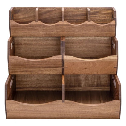Acacia Stacking Bins, 4 piece