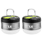 LED Rechargeable Camping Lantern With Hook, 2-pack