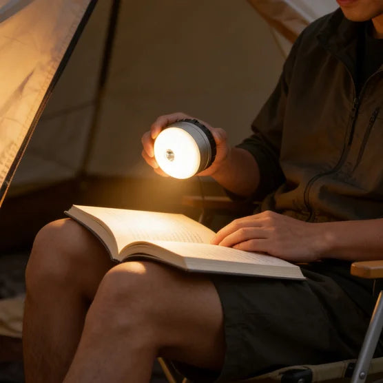 LED Rechargeable Camping Lantern With Hook, 2-pack