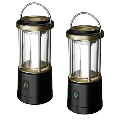 Lepro Battery Powered LED Portable Camping Lantern, 2-pack