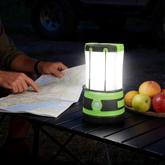 LED Camping Lantern with 2 Detachable Flashlights