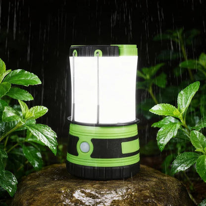 LED Camping Lantern with 2 Detachable Flashlights