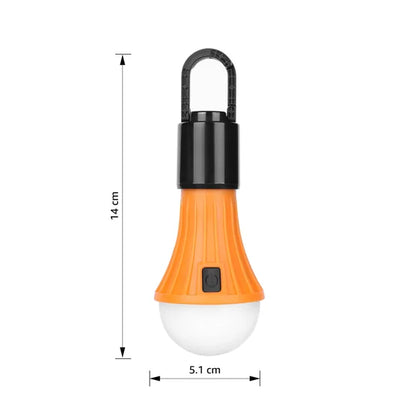 LED Rechargeable Camping Hanging Light Bulbs, 4-pack