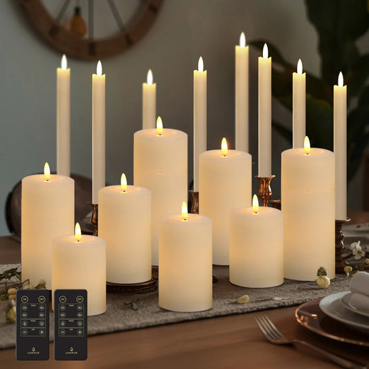 18‑piece Essentials Flameless LED Candle Centerpiece Collection