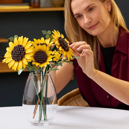 Lego Sunflower Bouquet & Tulip Bouquet Bundle