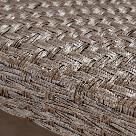 Seagrass Woven Chaise Lounge with Wheels, 2-pack