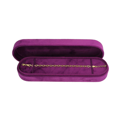 Cutout Heart Chain Bracelet in 18K Gold Vermeil