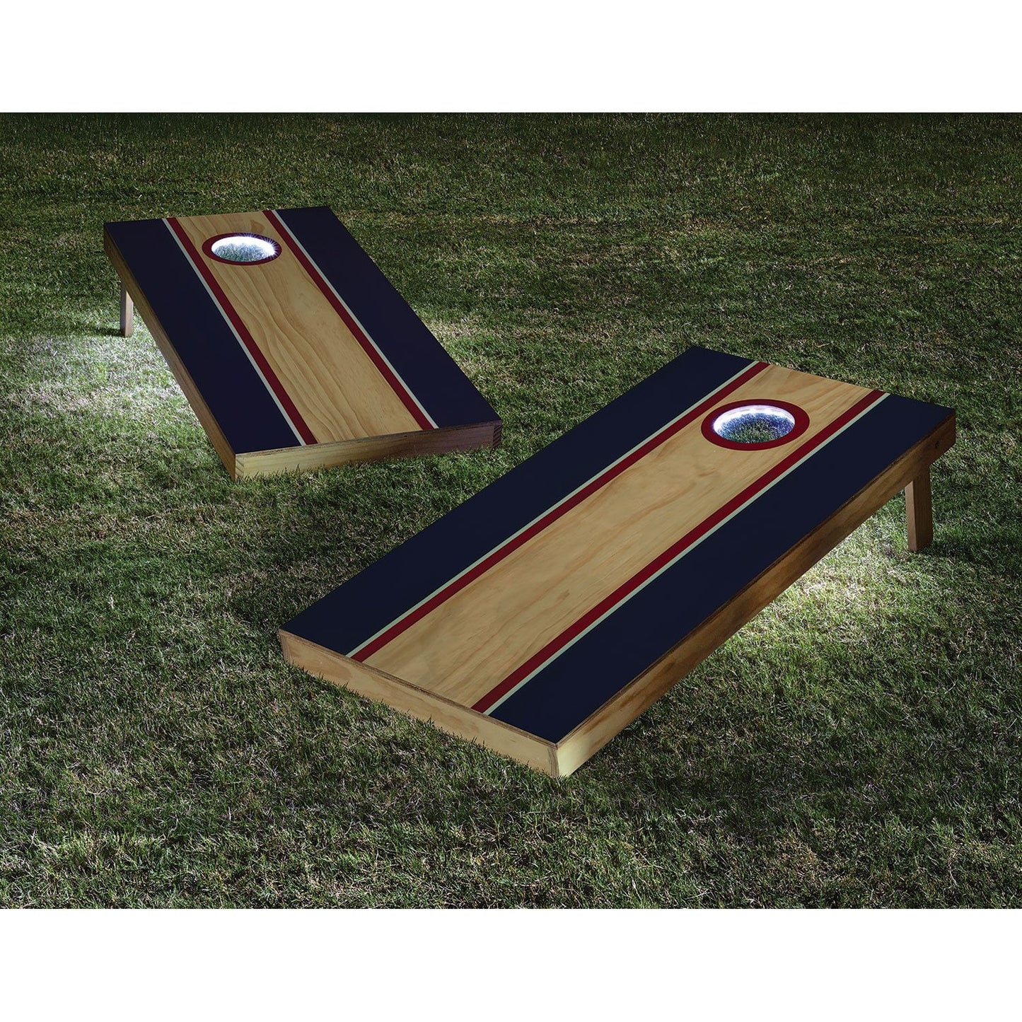 Cornhole Board Set with LED Lights - Official Size 2' x 4'