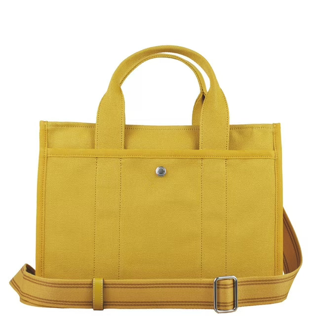 Canvas Cargo Tote Bag, Yellow Gold