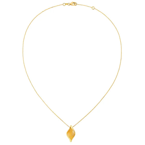 22kt Yellow Gold Spiral Pendant
