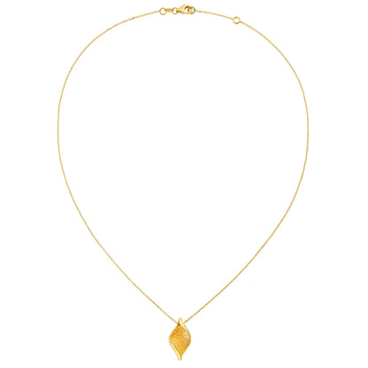 22kt Yellow Gold Spiral Pendant