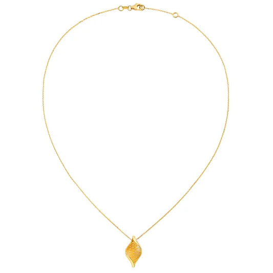 22kt Yellow Gold Spiral Pendant