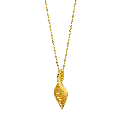 22kt Yellow Gold Spiral Pendant
