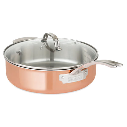 13-Piece Tri-Ply Copper Cookware Set