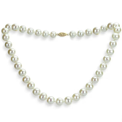 11-12mm Pearl Station Necklace and Stud Earring Set