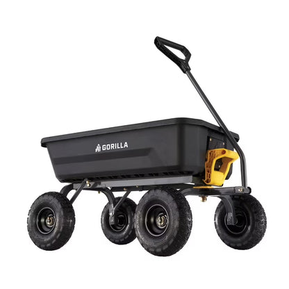 Lawn & Garden Dump Cart with No Flat Tires