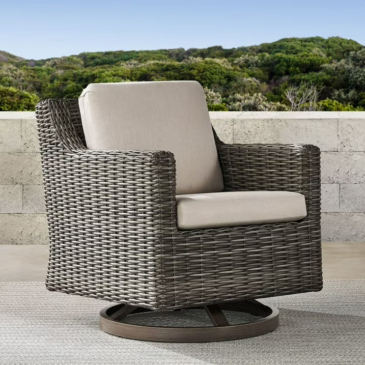 Breck Patio Fire Chat Set with Sunbrella Fabric