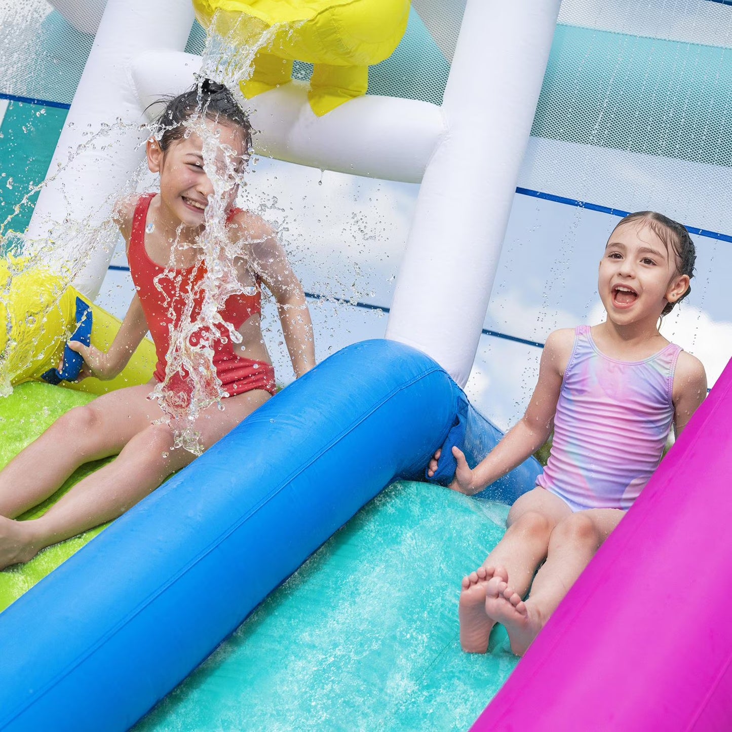 H2OGO! Triple Splash 8'9" Inflatable Water Park