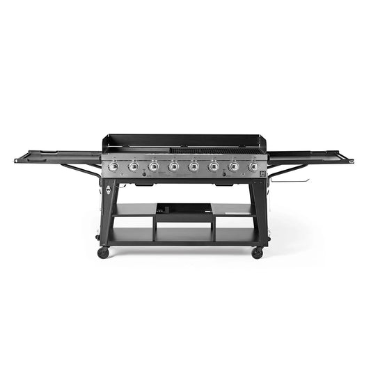 8-Burner Event Gas Grill with Griddle Top