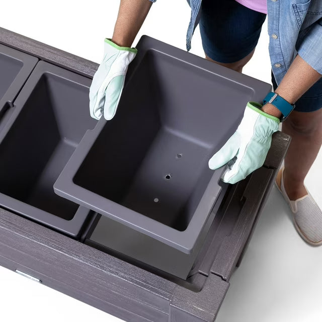 Lakewood Dark Cedar Raised Planter