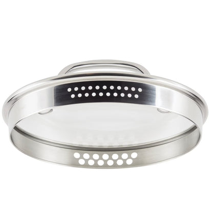 3 Ply Base Stainless Steel 11 Piece Cookware Set, Brushed Stainless Steel