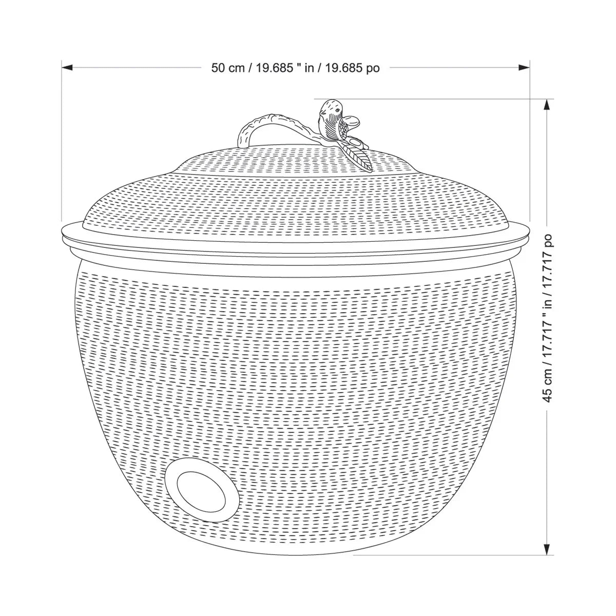 Mullally Copper Hose Pot