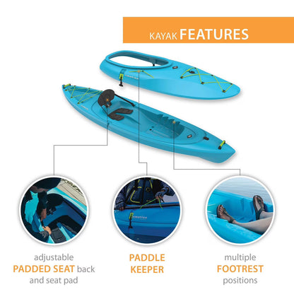 Emotion Cabrio 110 Glacier Blue Hybrid Kayak