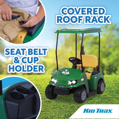 12V Golf Cart Ride-On with Golf Accessories