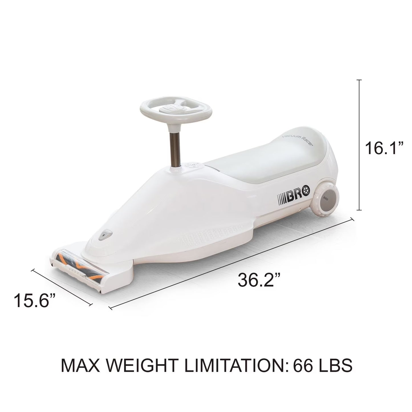 Vacuum Racer 12-Volt Kids Go Kart Ride-On