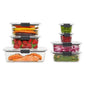 Brilliance StainShield 14-Piece Plastic Food Storage Containers