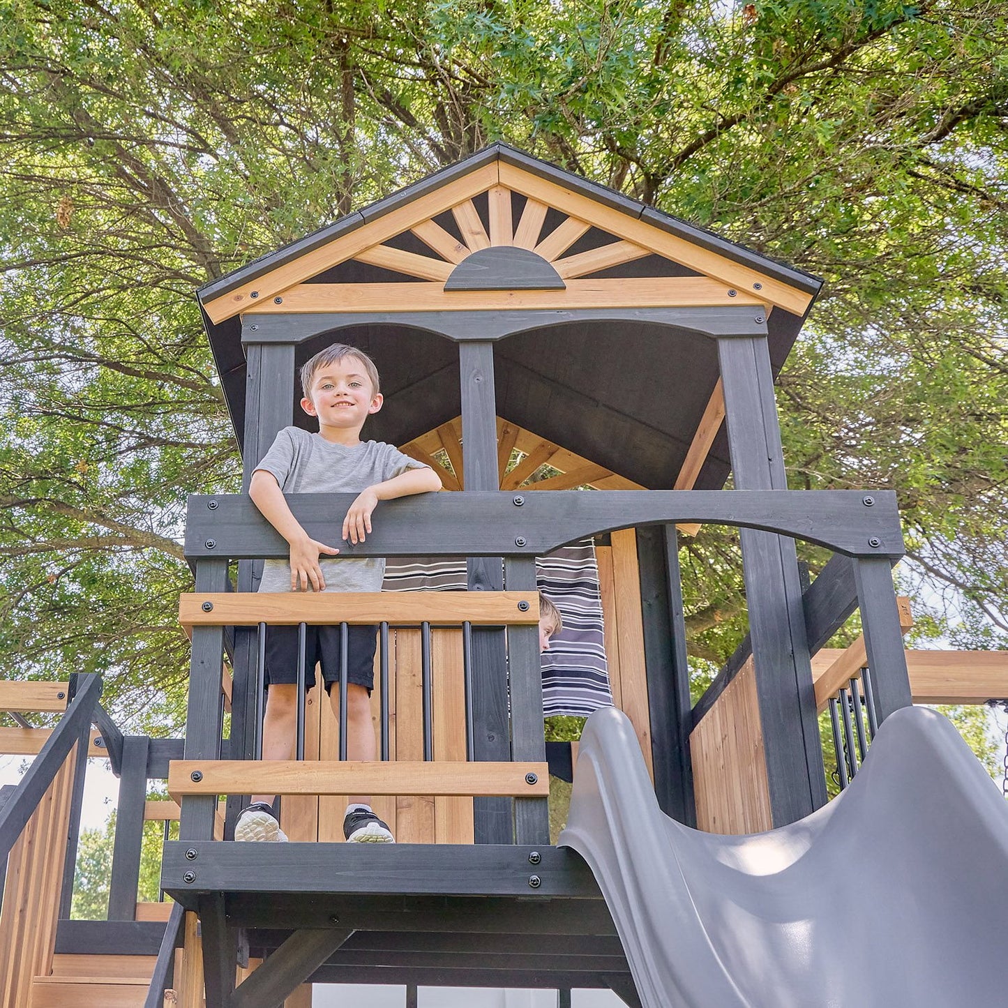 Backyard Discovery Oceanview II Cedar Wood Swing Set