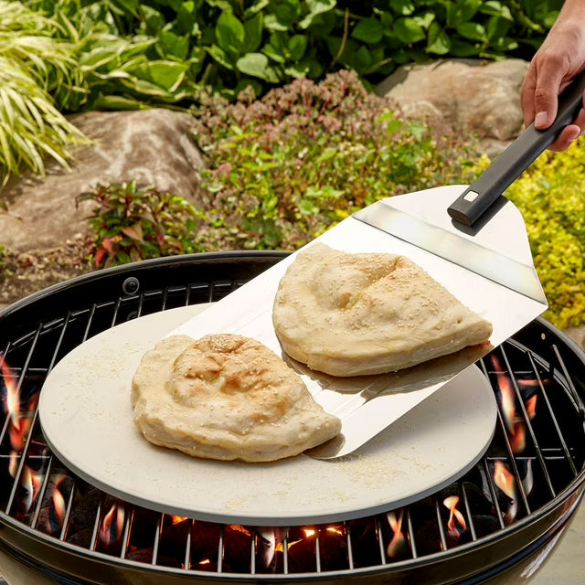 Grill Stone Pizza Kit With Peel & Cutter