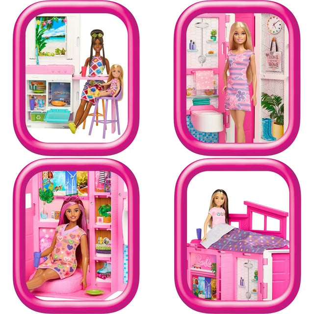 Barbie Getaway Doll House with Barbie Doll & Accessories
