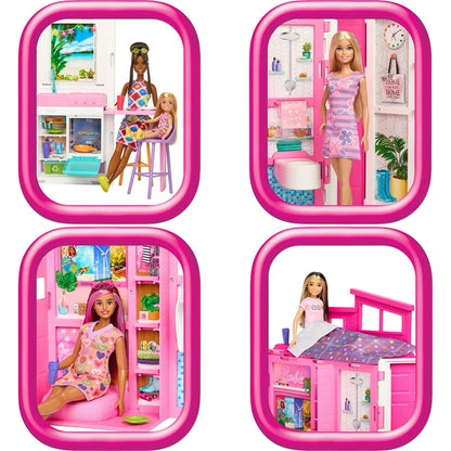 Barbie Getaway Doll House with Barbie Doll & Accessories