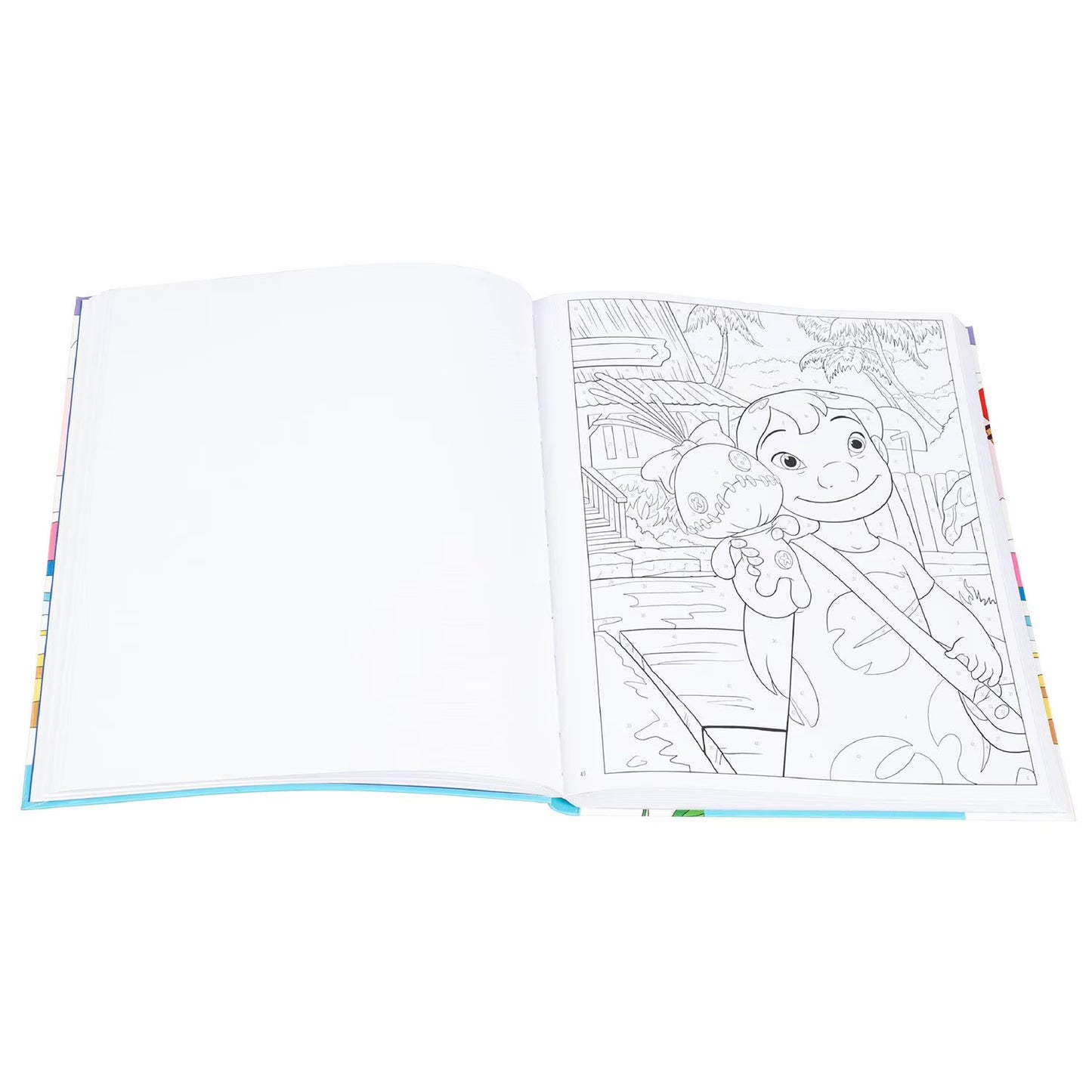 Disney Stitch Color-By-Number, Paperback