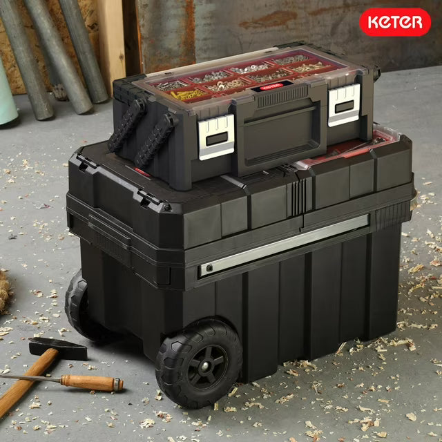 Rolling ToolBox with 18in Cantilever Organizer