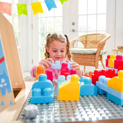 Llama Pinata Building Bricks Table with 50 Blocks