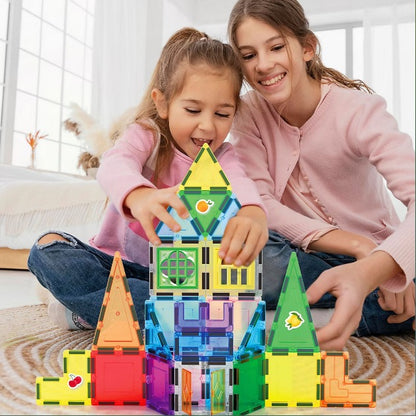 PicassoTiles Magnetic Tile Set, 240pc.