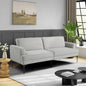 Preston Convertible Polyester Fabric Sofa