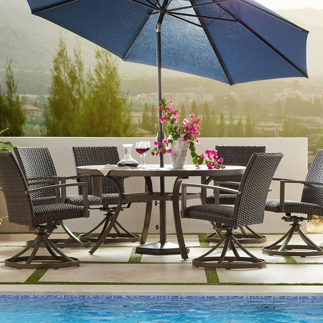 Fremont Round Dining Set, 8pc