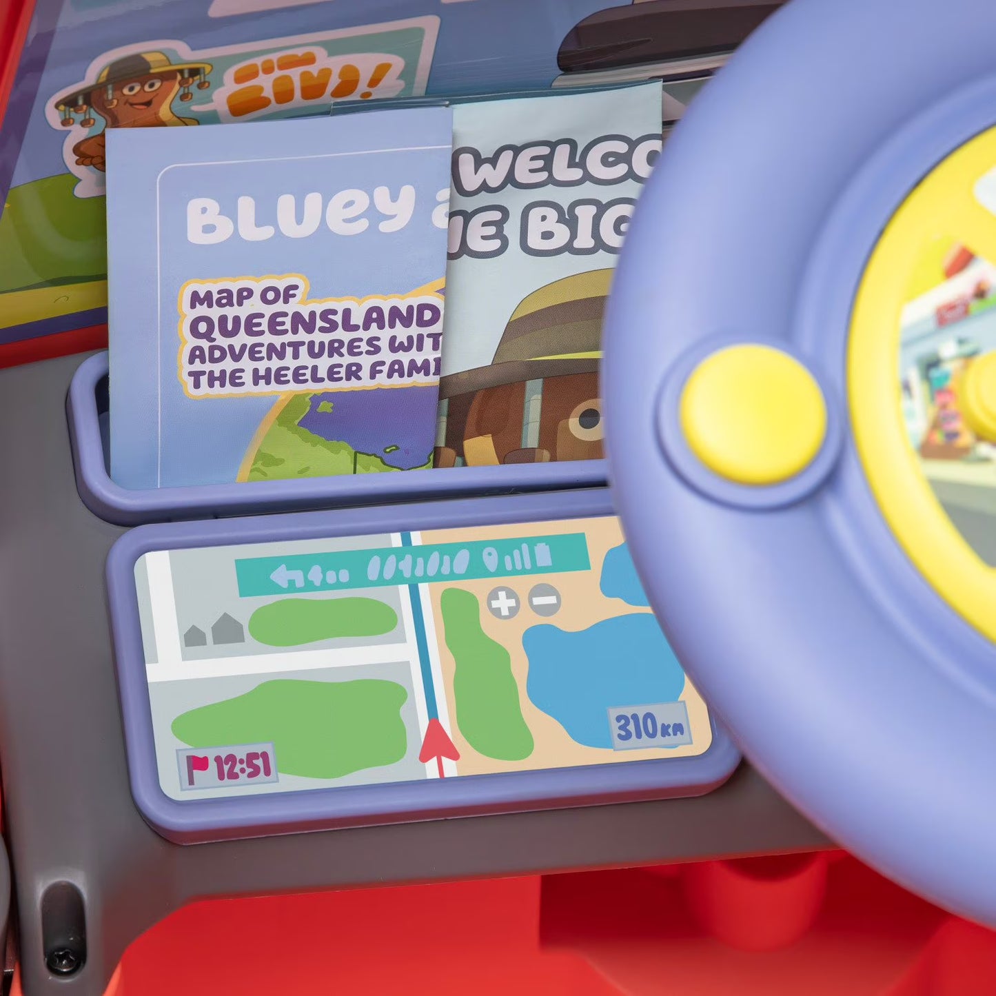 Bluey Heeler Family Vehicle 12-Volt Battery Powered Ride-On