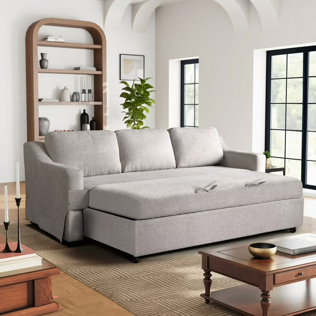 Harvard Linen Fabric Convertible Sofa