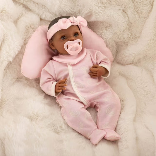 Purely Perfect 15.5” Soft Weighted Baby Doll